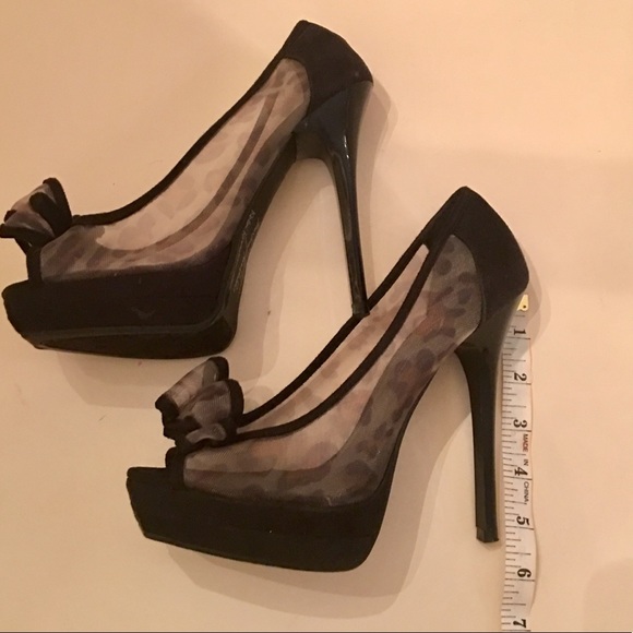 KARDASHIAN KOLLECTION Leopard Print Platform heels - Picture 6 of 8